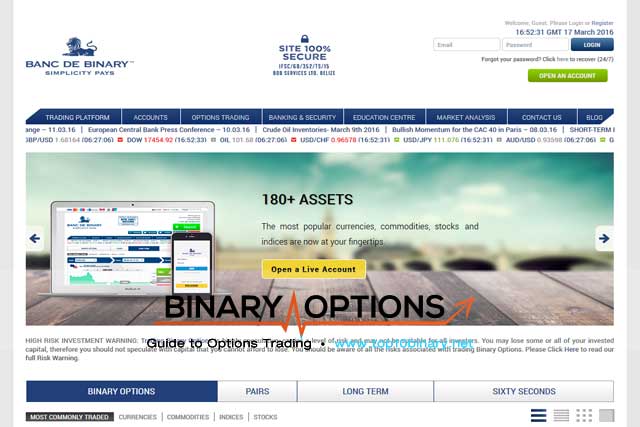 Banc De Binary Screenshot 1